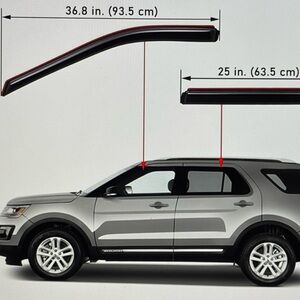 Window Visor Deflector Rain Guard Ford Explorer
